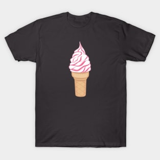Ice Cream with Raspberry Syrup T-Shirt